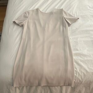 Babaton Cream Zip-Up Dress